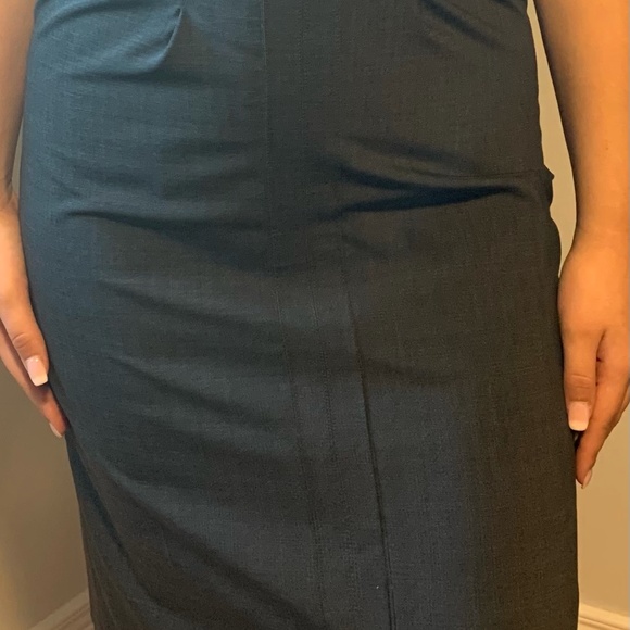 Long Classy Grey Dress - Picture 3 of 6